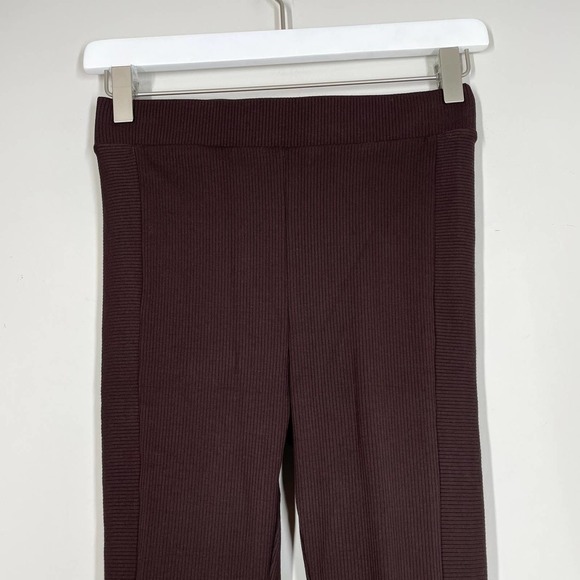 NWT NAKED WARDROBE Snatched To The Side Leggings Brown M - Picture 4 of 9